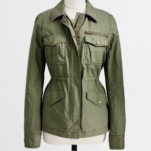 J CREW Factory • Utility Field Jacket Olive Green, sz S